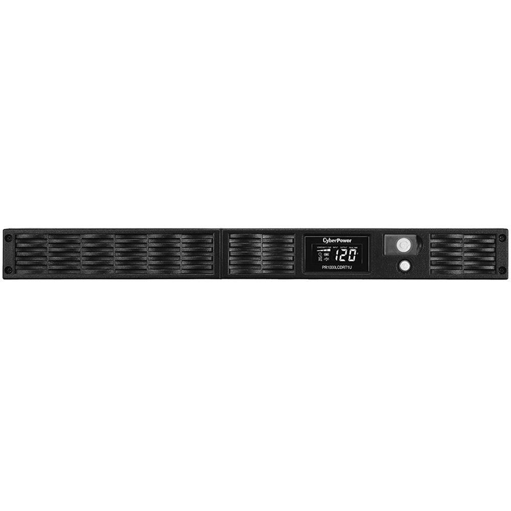 CyberPower PR1000LCDRT1U 1,000 VA sinewave rack mount UPS with LCD and 7 outlets — view 3