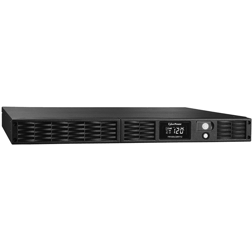 CyberPower PR1000LCDRT1U 1,000 VA sinewave rack mount UPS with LCD and 7 outlets — view 4