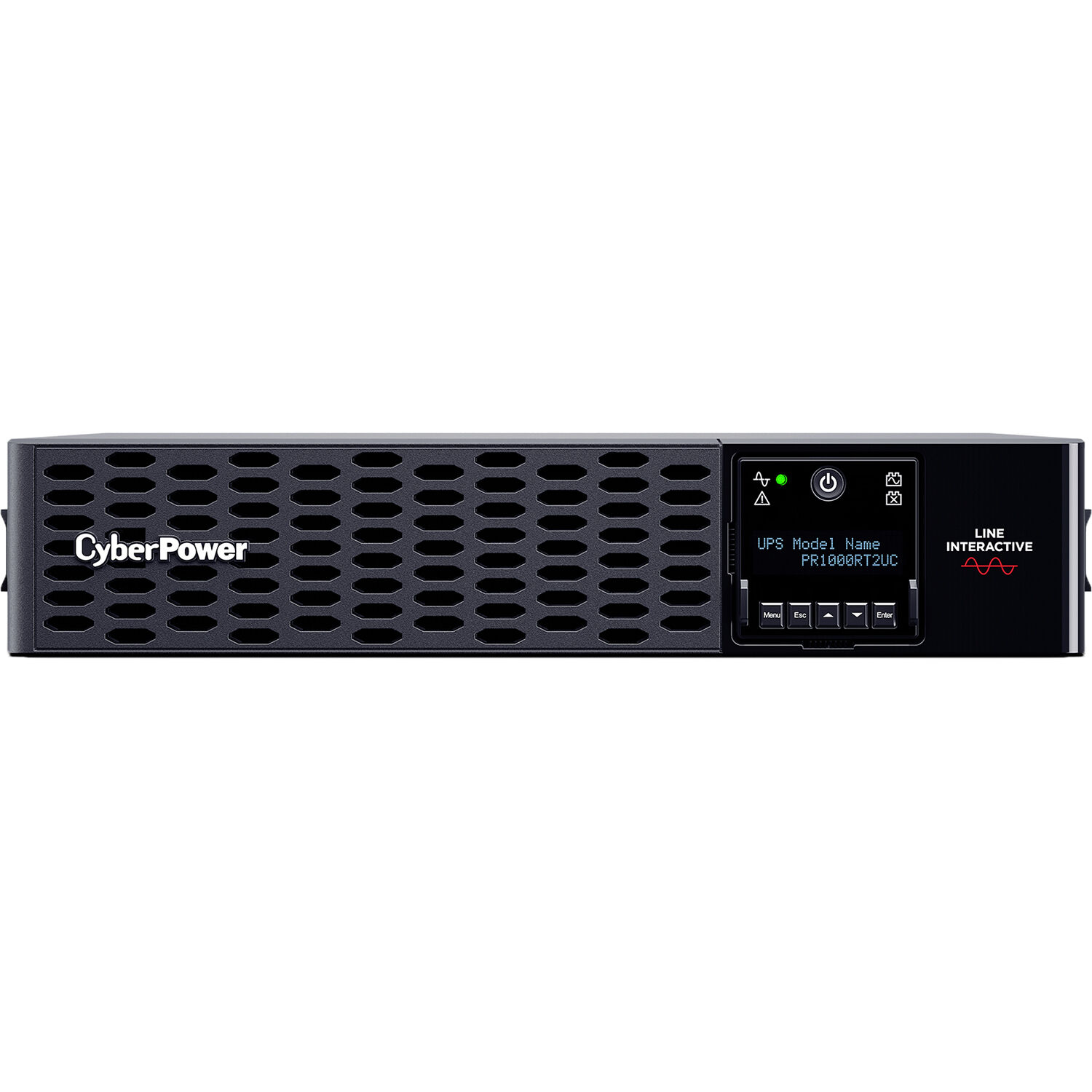 CyberPower PR1000RT2UC 1,000 VA 1,000 W 2U rack/tower convertible sine wave UPS — view 2