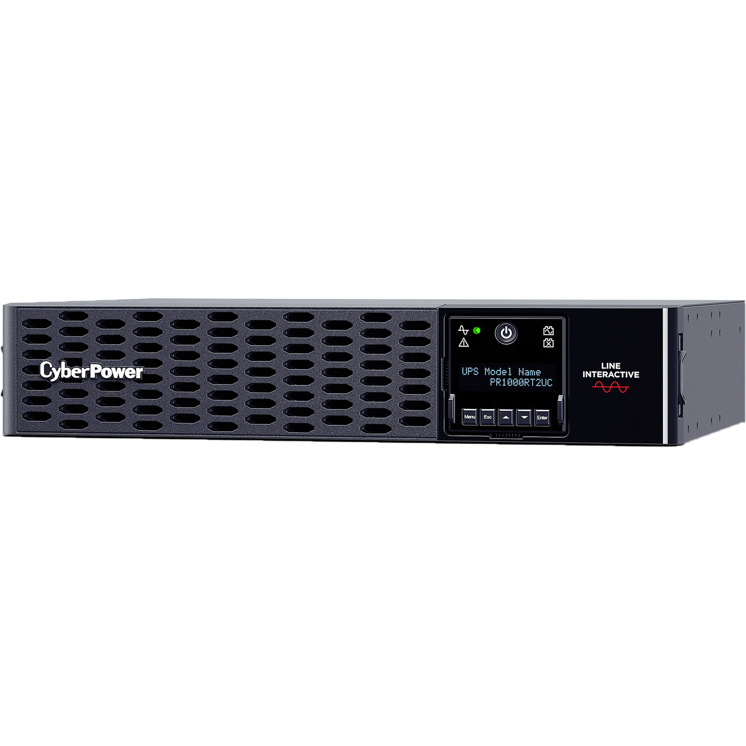 CyberPower PR1000RT2UC 1,000 VA 1,000 W 2U rack/tower convertible sine wave UPS — view 3