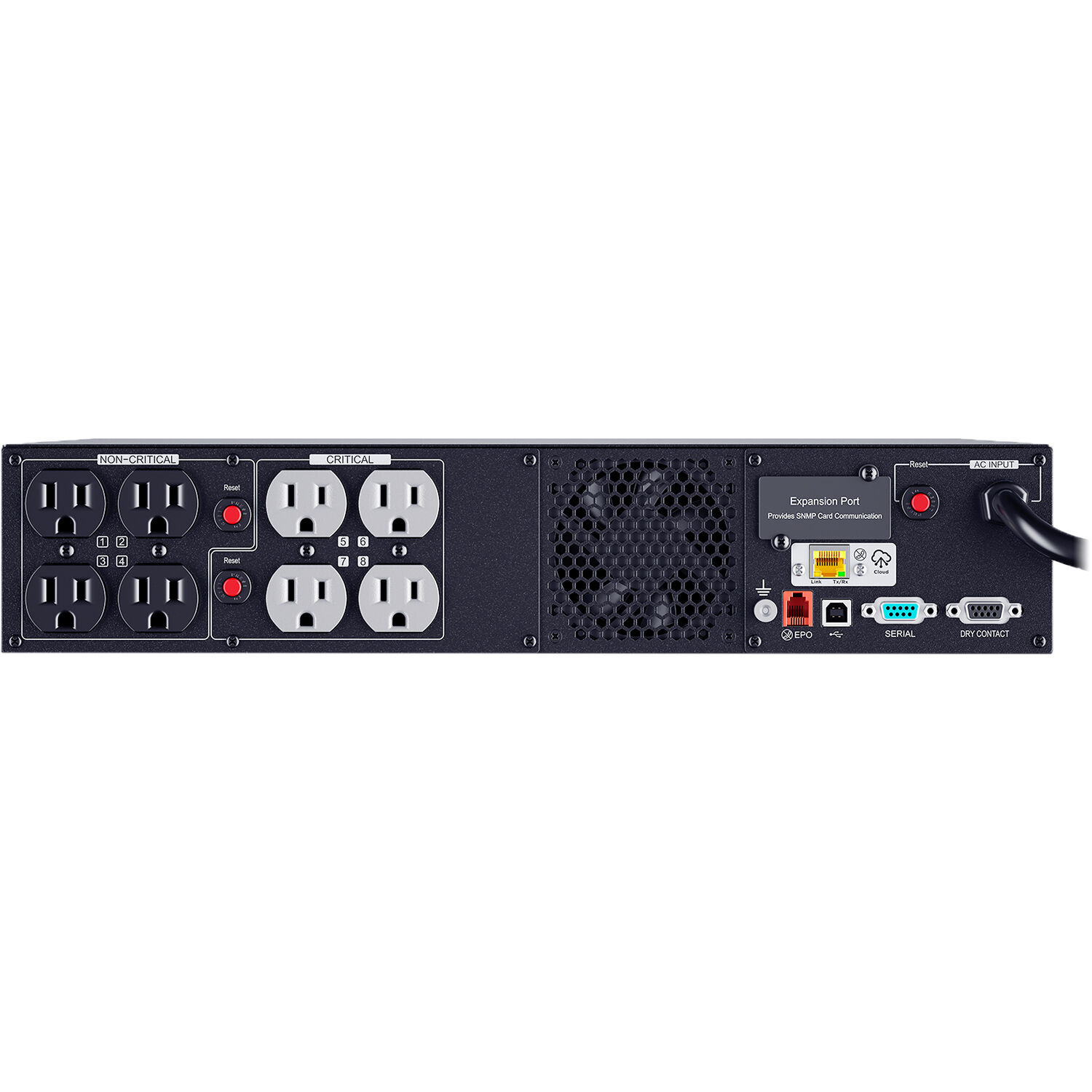 CyberPower PR1000RT2UC 1,000 VA 1,000 W 2U rack/tower convertible sine wave UPS — view 4