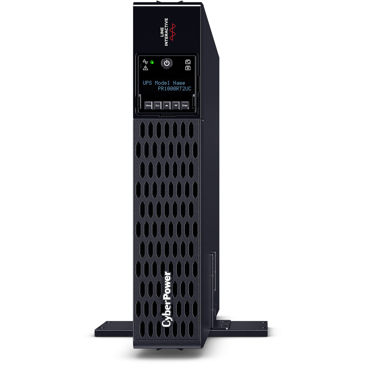 CyberPower PR1000RT2UC 1,000 VA 1,000 W 2U rack/tower convertible sine wave UPS — view 7