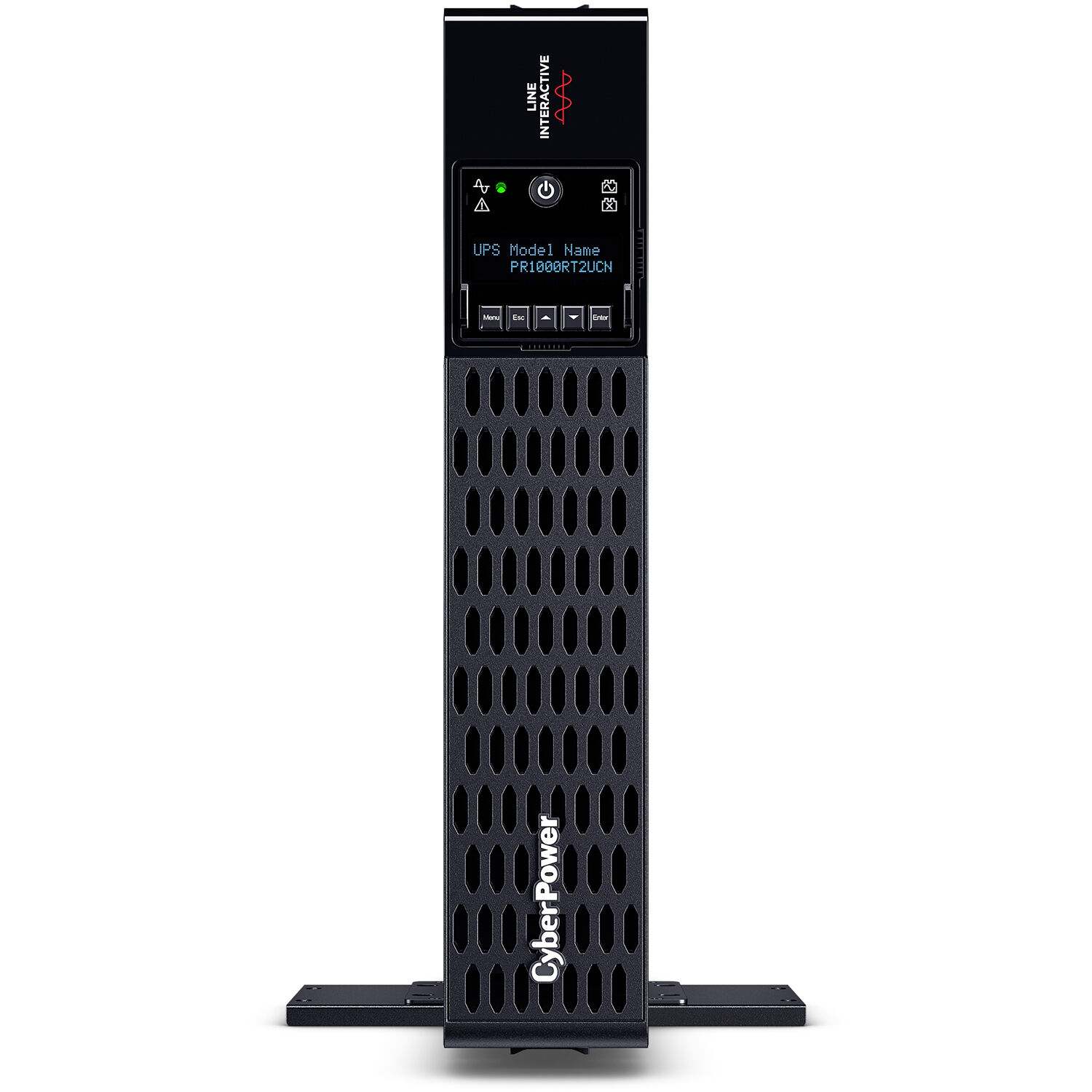 CyberPower PR1000RT2UCN 1000VA 1000W sine wave rack mount UPS with 8 NEMA 5-15R outlets — view 5