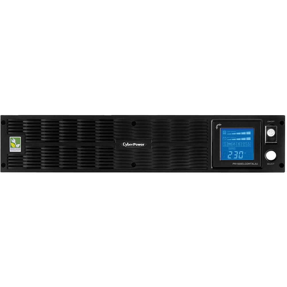 CyberPower PR1500ELCDRTXL2U rack/tower UPS with 1,500 VA and 1,125 W sine wave output — view 2