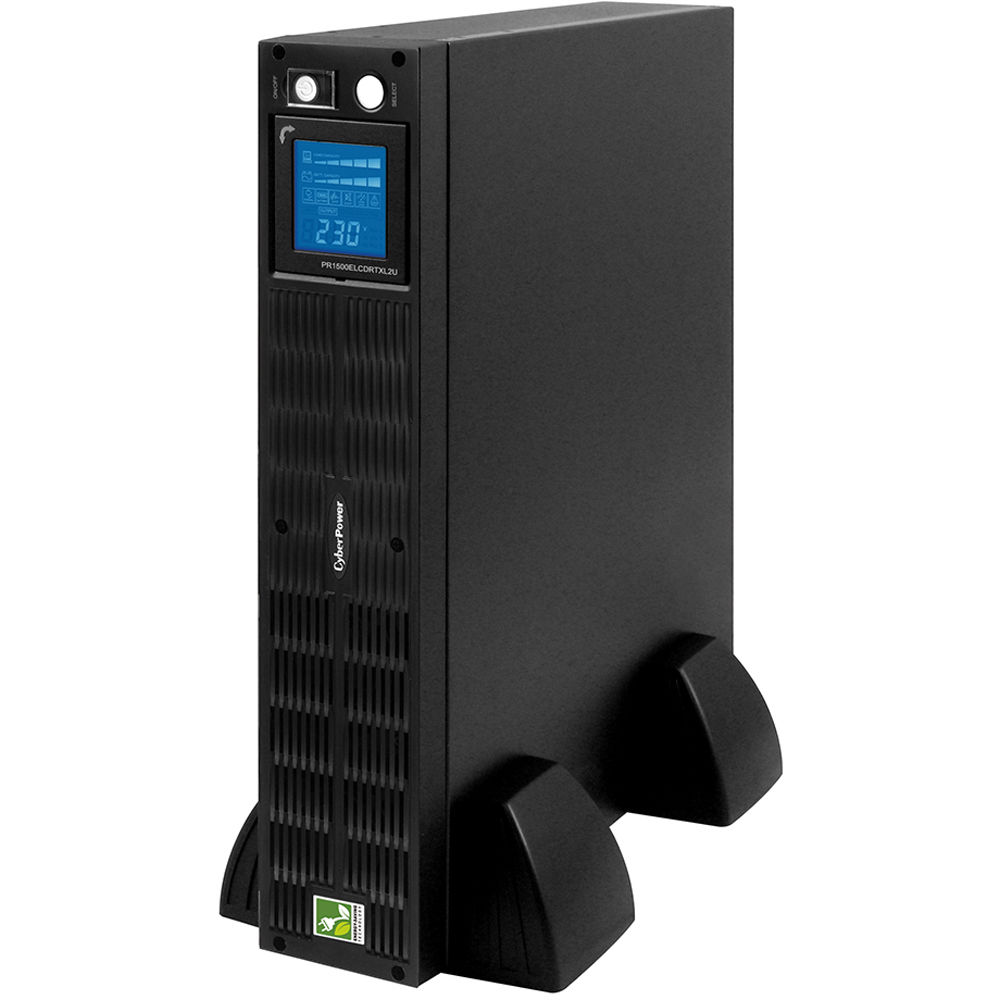 CyberPower PR1500ELCDRTXL2U rack/tower UPS with 1,500 VA and 1,125 W sine wave output — view 3