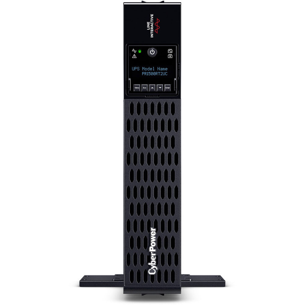 CyberPower PR1500RT2UC 2U rack-mount UPS with 8 NEMA 5-15R outlets and sine wave output — view 6
