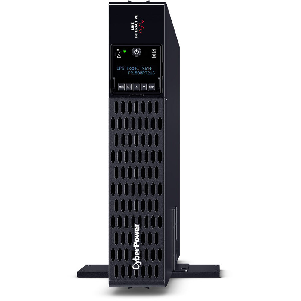 CyberPower PR1500RT2UC 2U rack-mount UPS with 8 NEMA 5-15R outlets and sine wave output — view 8