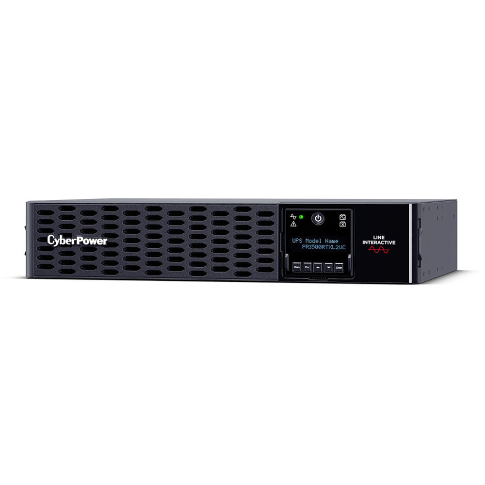 CyberPower 1500VA 1500W rack mount UPS with pure sine wave output and LCD — view 3