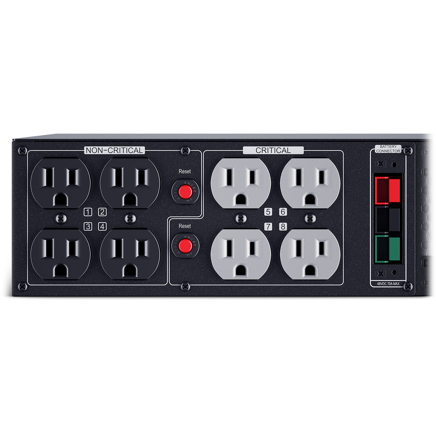 CyberPower PR1500RTXL2UCN 2U rack mount sine wave UPS with 8 NEMA 5-15R outlets — view 5