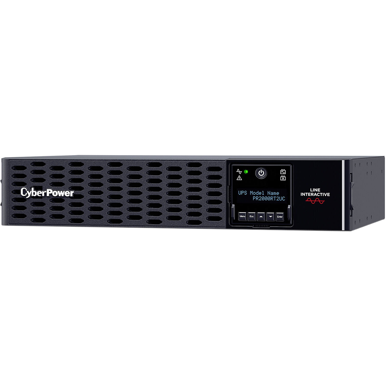 CyberPower PR2000RT2UC 2,000 VA 2,000 W rack/tower sine wave UPS — view 3