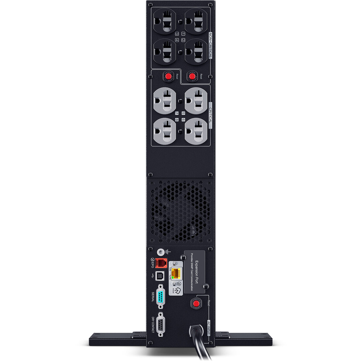 CyberPower PR2000RT2UC 2,000 VA 2,000 W rack/tower sine wave UPS — view 7
