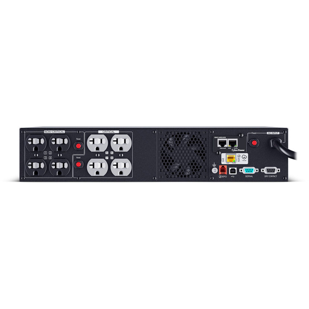 CyberPower PR2000RT2UCN 2U rack-mount UPS with 8 NEMA 5-20R outlets and sine wave output — view 4
