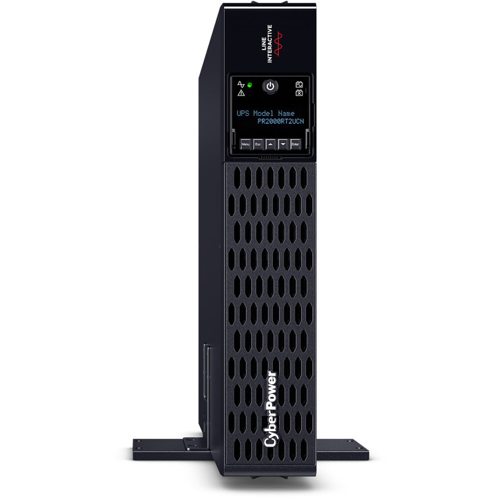 CyberPower PR2000RT2UCN 2U rack-mount UPS with 8 NEMA 5-20R outlets and sine wave output — view 5