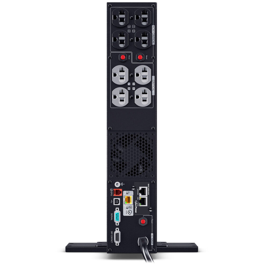CyberPower PR2000RT2UCN 2U rack-mount UPS with 8 NEMA 5-20R outlets and sine wave output — view 6