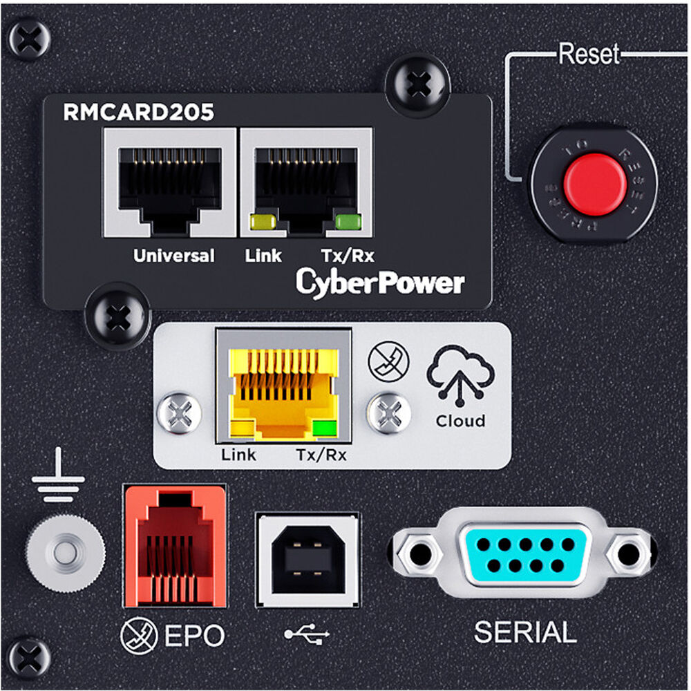 CyberPower PR2000RT2UCN 2U rack-mount UPS with 8 NEMA 5-20R outlets and sine wave output — view 8