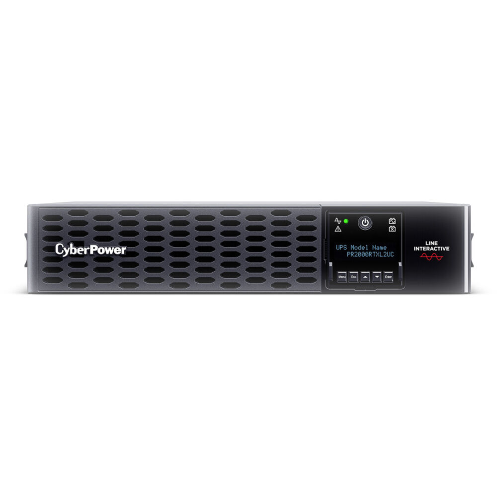 CyberPower PR2000RTXL2UC 2U rack-mount UPS with 8 NEMA 5-20R outlets — view 2