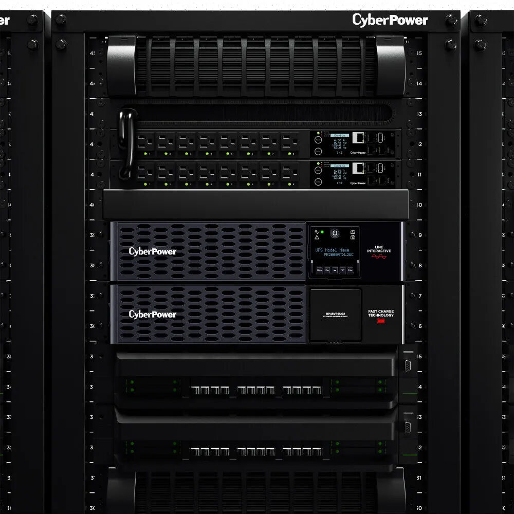 CyberPower PR2000RTXL2UC 2U rack-mount UPS with 8 NEMA 5-20R outlets — view 8