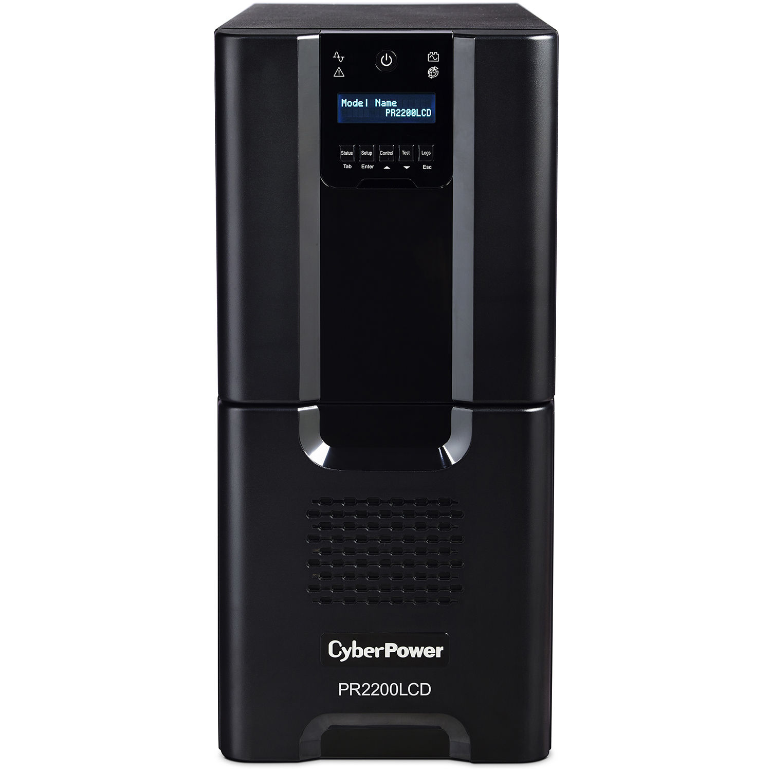 CyberPower PR2200LCD 2,200 VA tower UPS with LCD, AVR, and 10 outlets — view 2