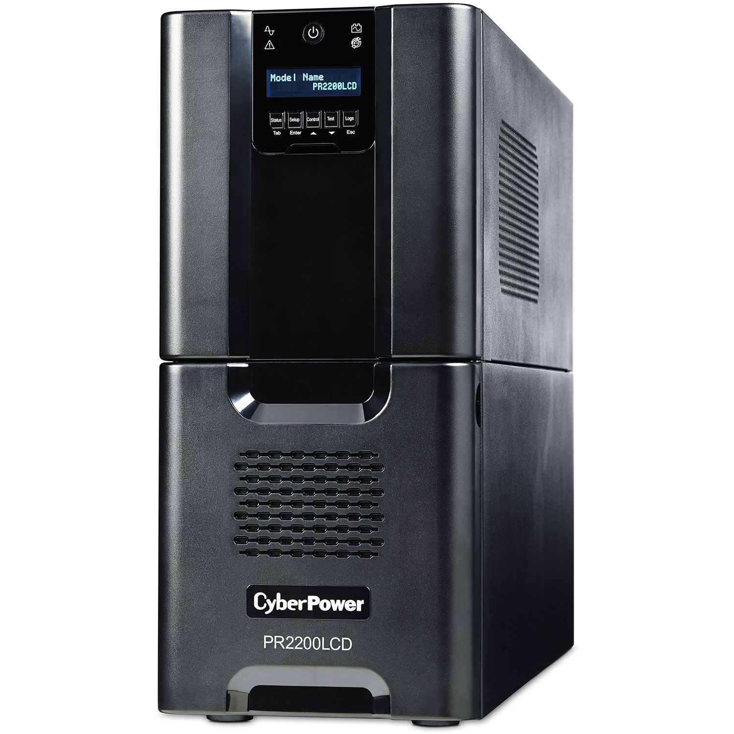 CyberPower PR2200LCD 2,200 VA tower UPS with LCD, AVR, and 10 outlets — view 3