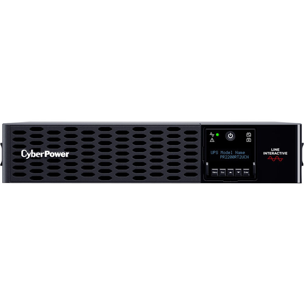 CyberPower PR2200RT2UCN 2U rack mount UPS for enterprise backup power — view 2