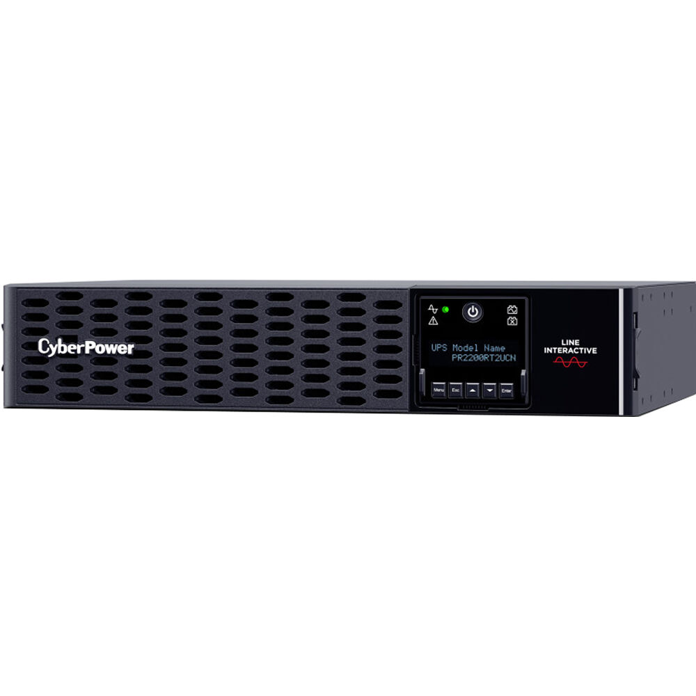 CyberPower PR2200RT2UCN 2U rack mount UPS for enterprise backup power — view 3