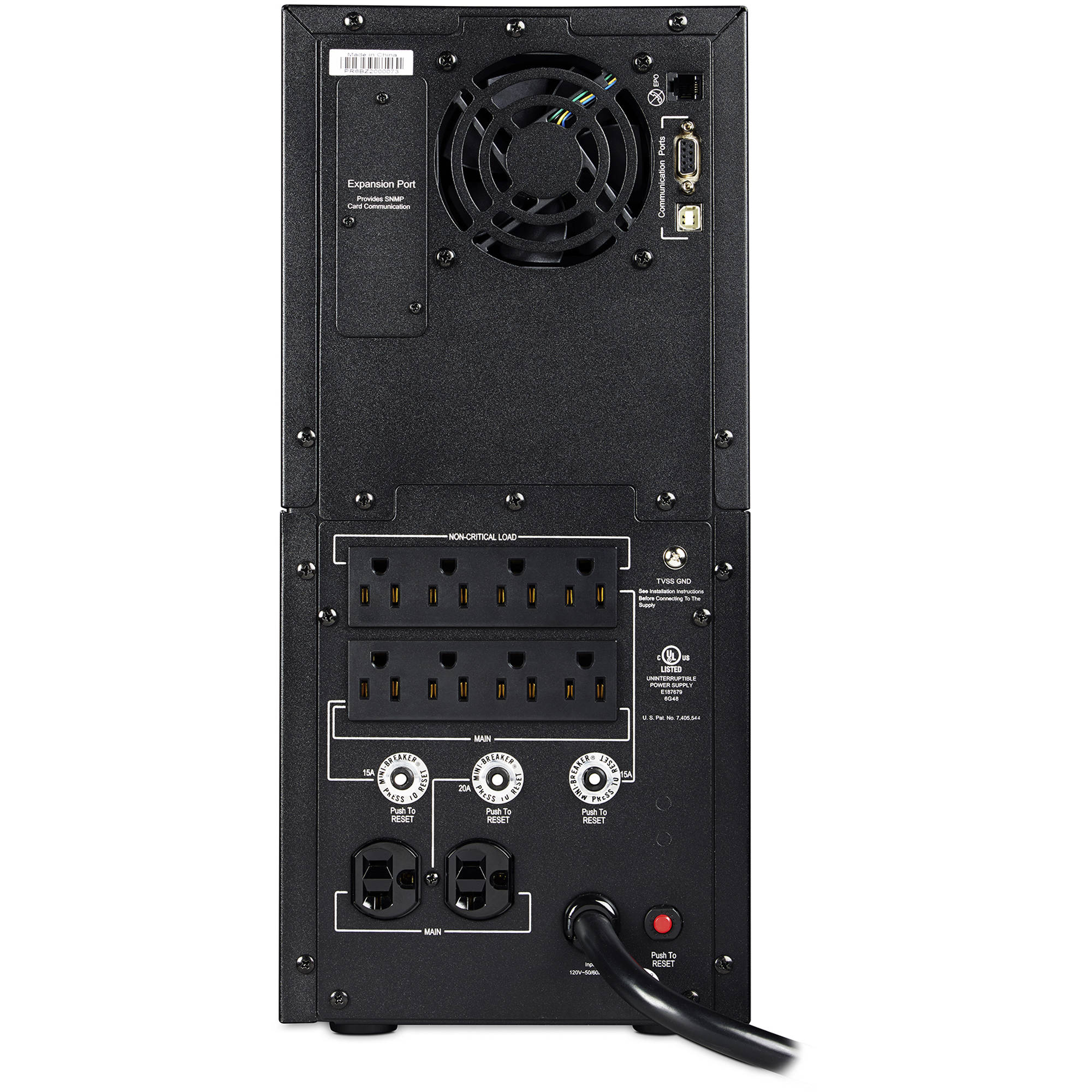 CyberPower PR3000LCD 3,000 VA pure sine wave tower UPS with LCD display and AVR — view 4