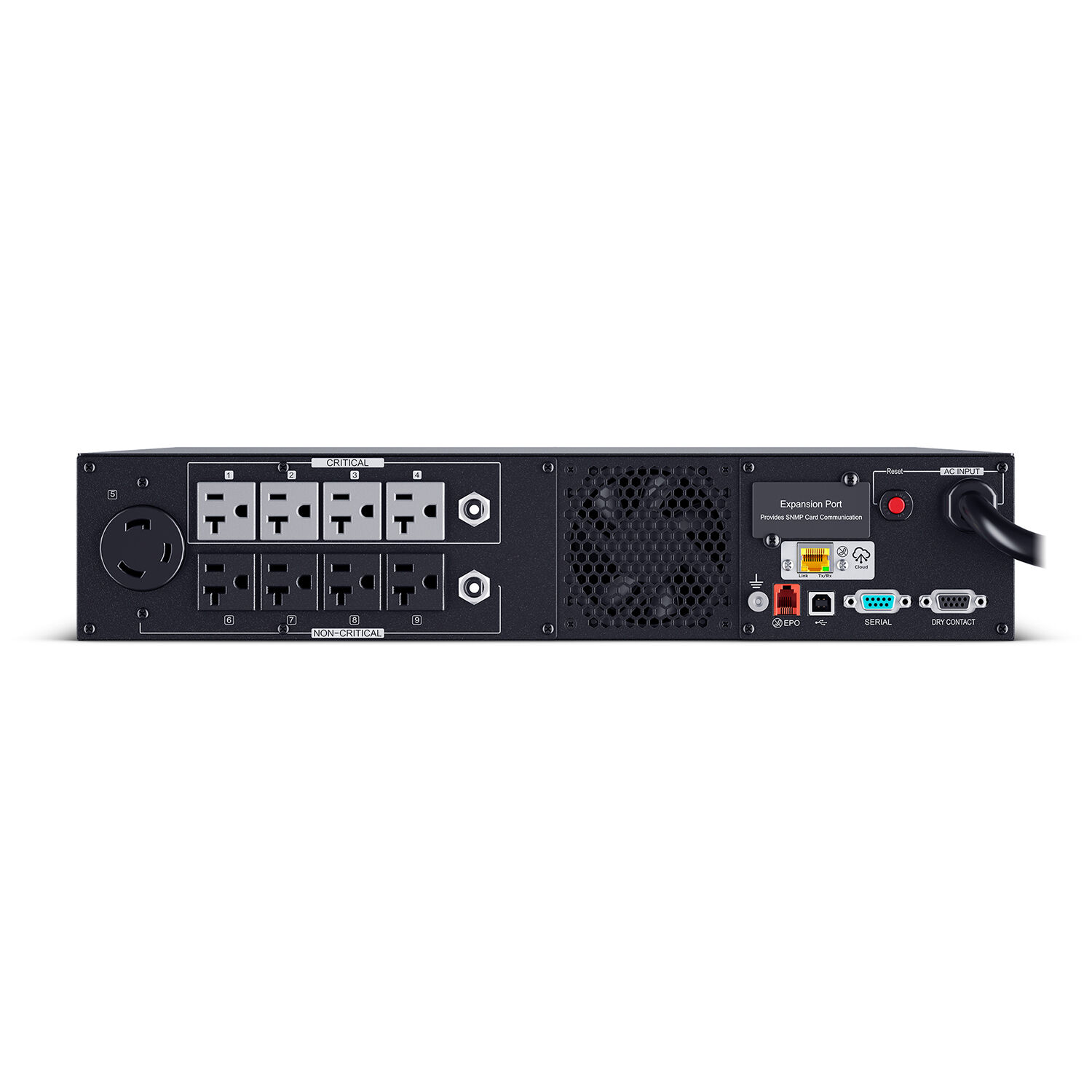 CyberPower PR3000RT2UC 2U rack mount sine wave UPS for 3,000 W power protection — view 4