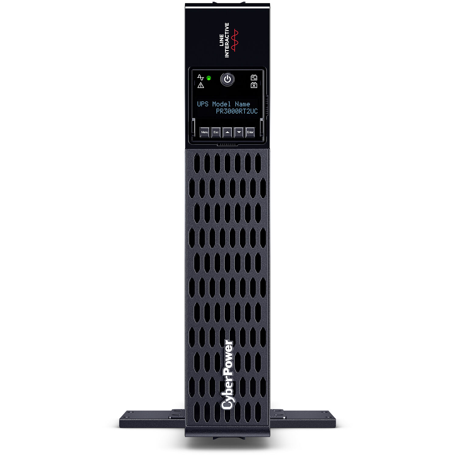 CyberPower PR3000RT2UC 2U rack mount sine wave UPS for 3,000 W power protection — view 5