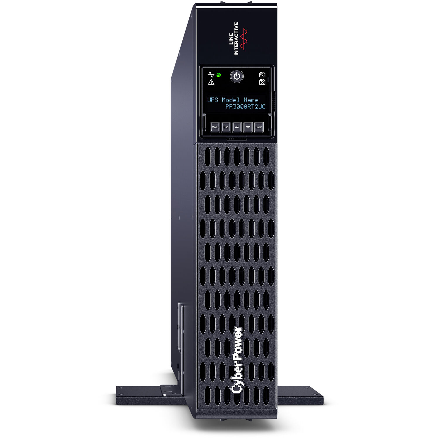 CyberPower PR3000RT2UC 2U rack mount sine wave UPS for 3,000 W power protection — view 6