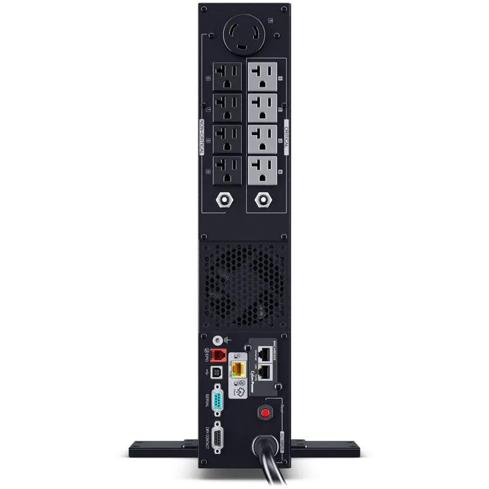 CyberPower 3000VA 3000W sine wave UPS 2U rack mount with 8 NEMA 5-20R and 1 L5-30R outlets — view 10
