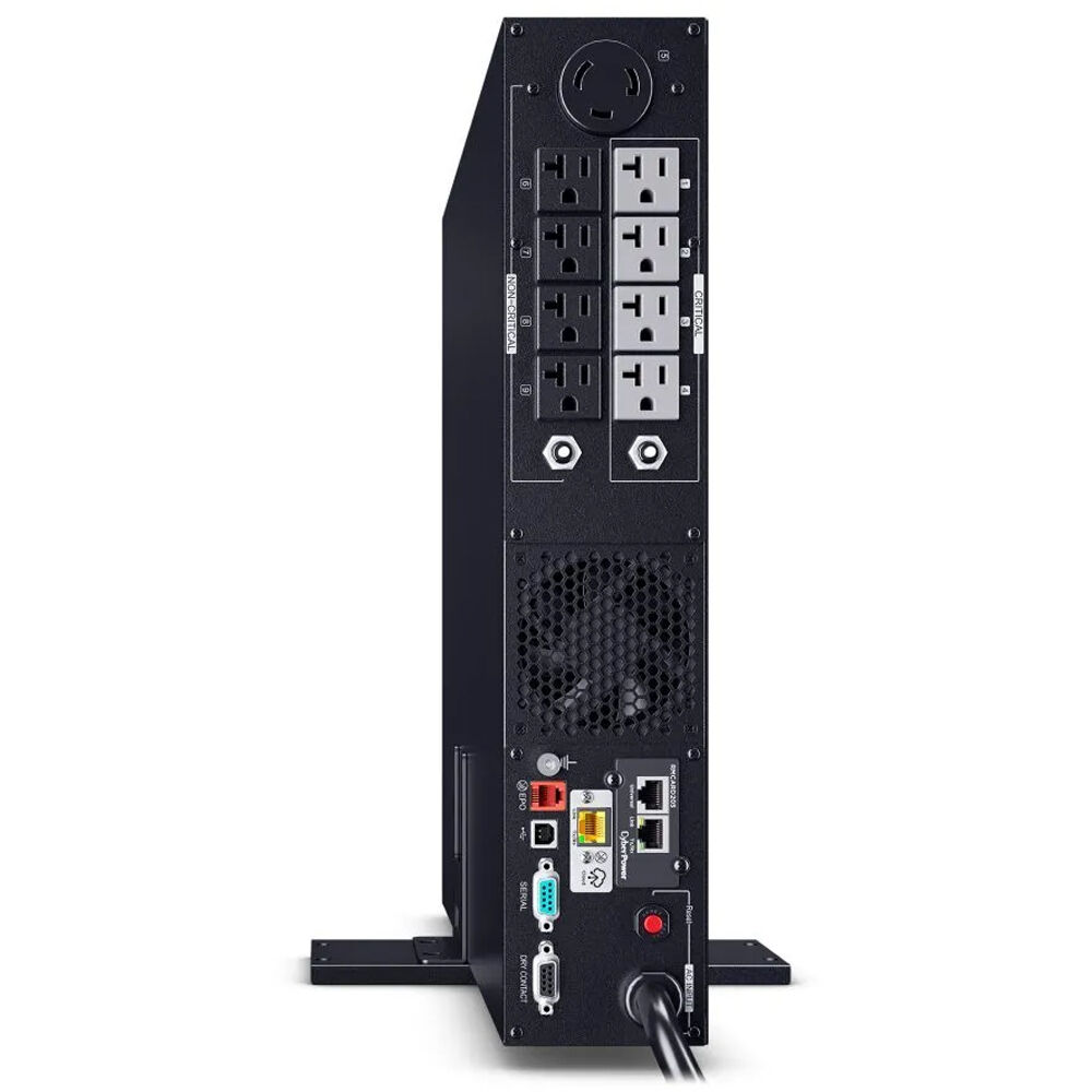 CyberPower 3000VA 3000W sine wave UPS 2U rack mount with 8 NEMA 5-20R and 1 L5-30R outlets — view 11