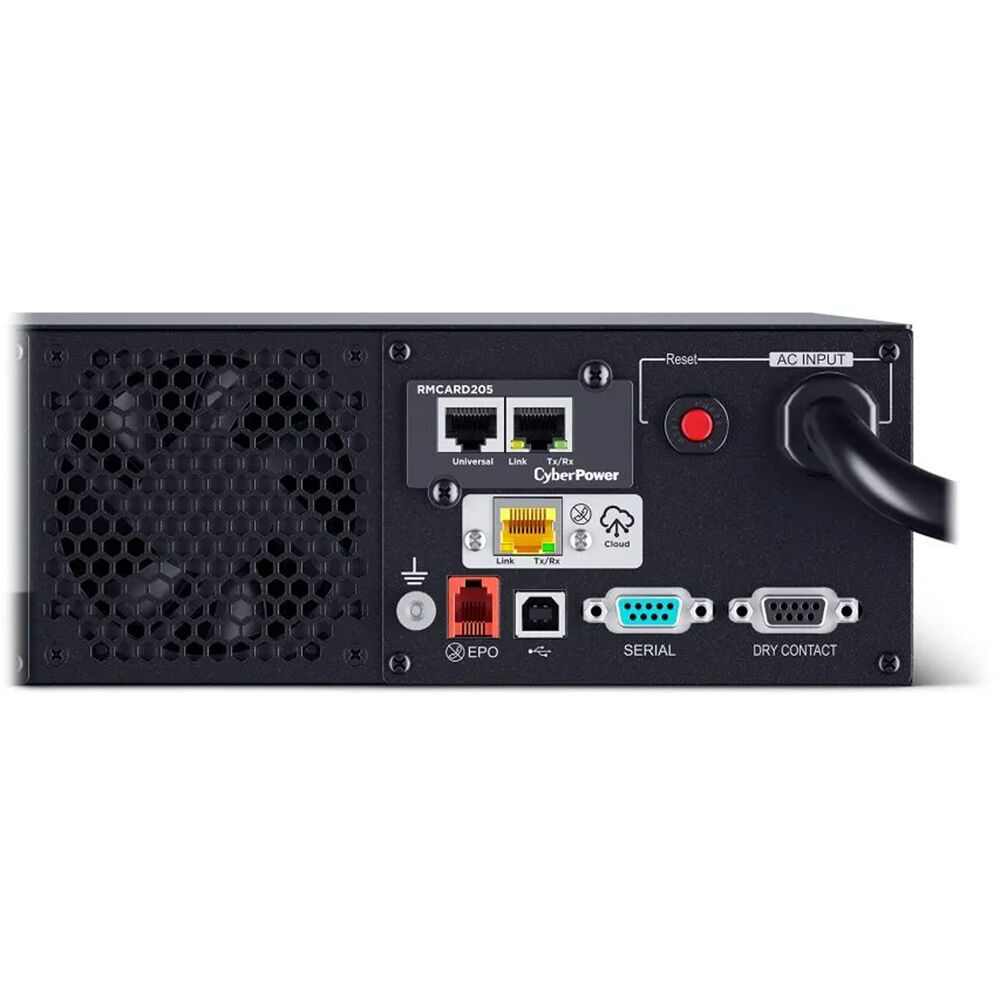 CyberPower 3000VA 3000W sine wave UPS 2U rack mount with 8 NEMA 5-20R and 1 L5-30R outlets — view 5