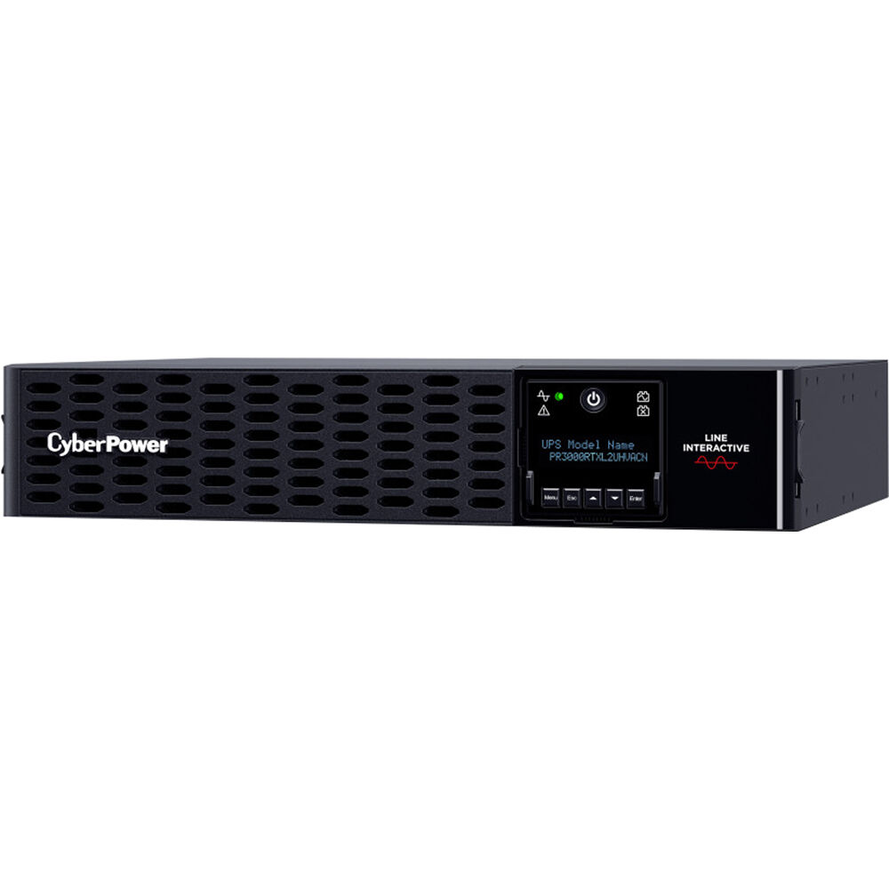 CyberPower PR3000RTXL2UHVACN 2U rack mount UPS with 4 x 6-20R and 2 x L6-20R outlets — view 3