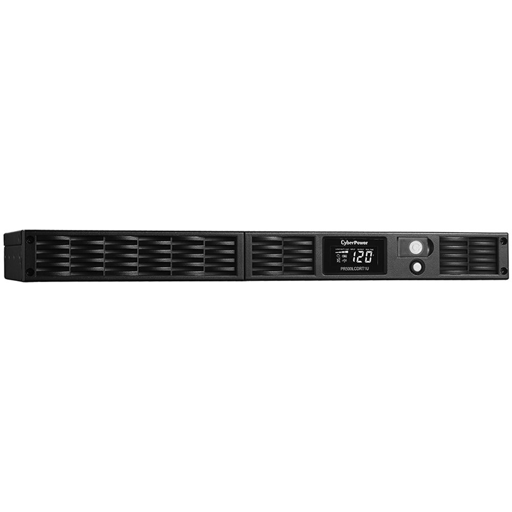CyberPower PR500LCDRT1U 500VA sinewave 1U rack UPS for compact IT backup power — view 3