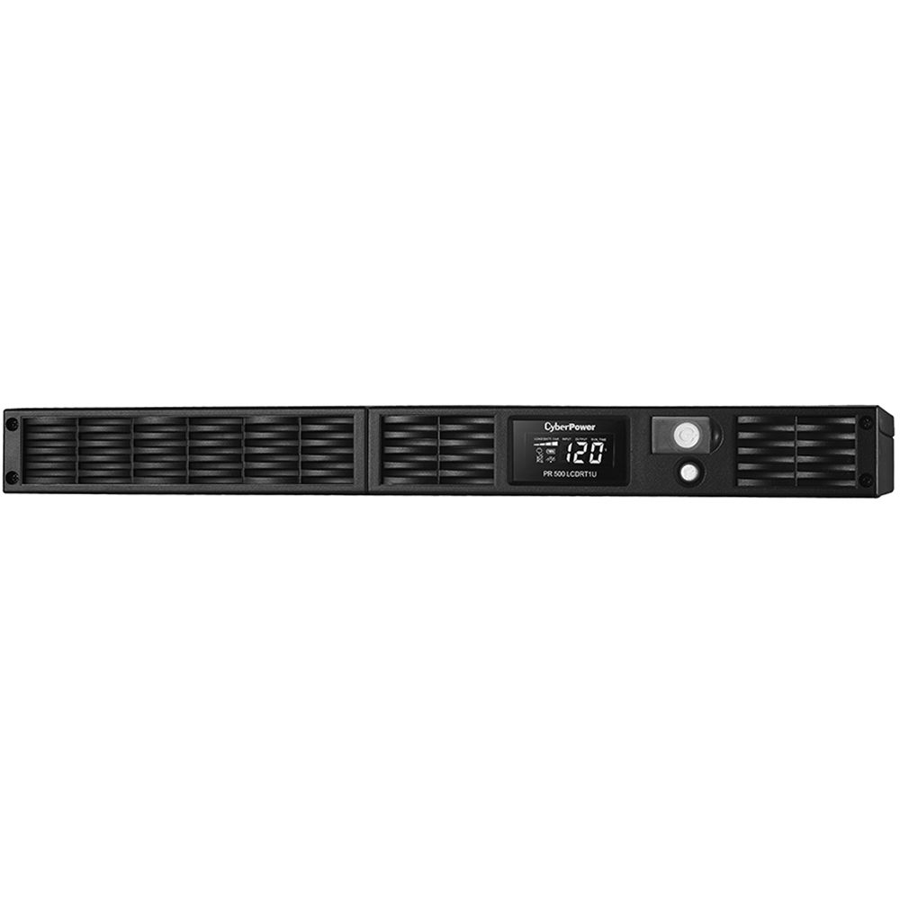 CyberPower PR500LCDRT1U 500VA sinewave 1U rack UPS for compact IT backup power — view 4