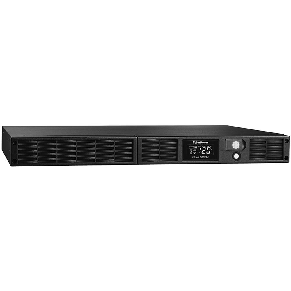 CyberPower PR500LCDRT1U 500VA sinewave 1U rack UPS for compact IT backup power — view 5