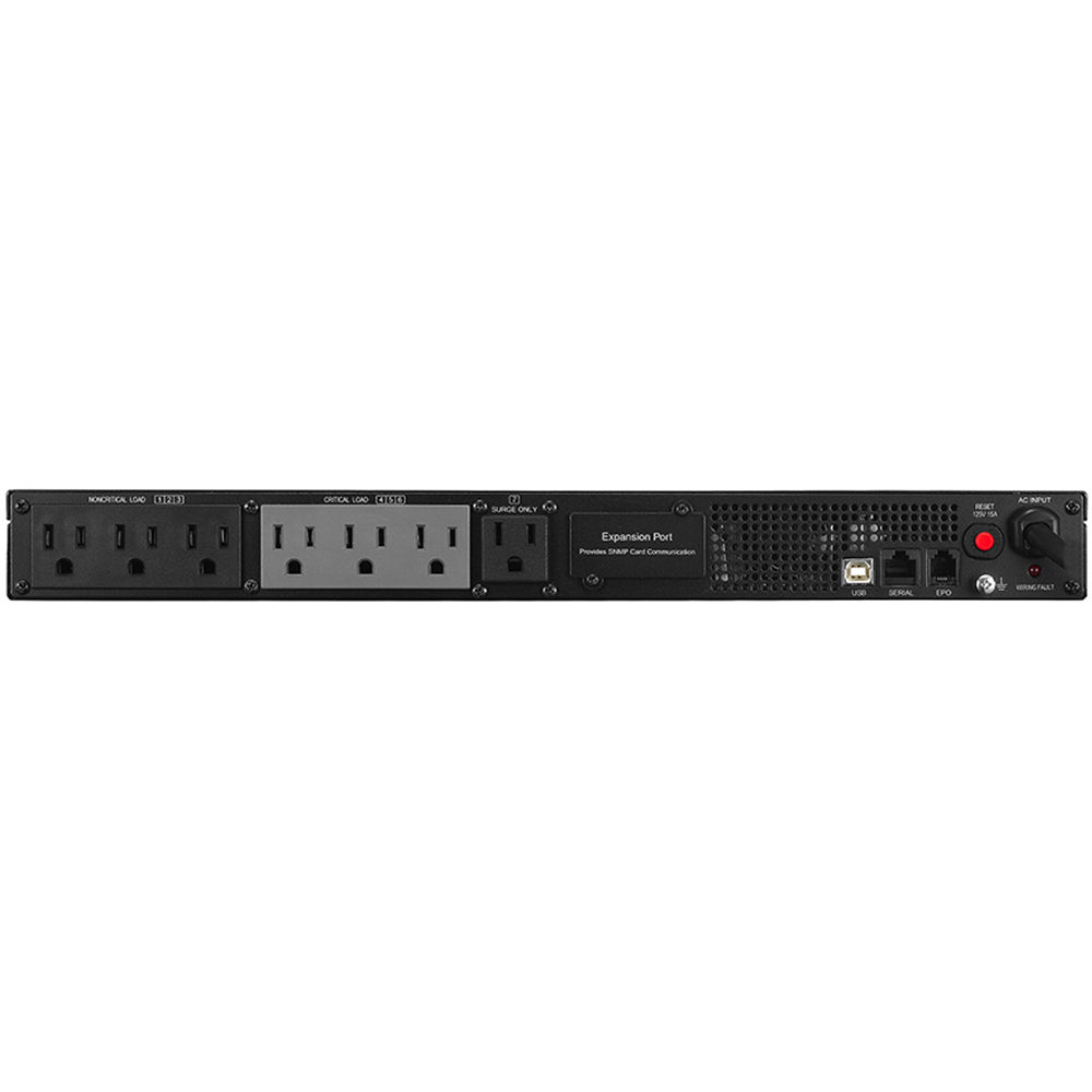 CyberPower PR500LCDRT1U 500VA sinewave 1U rack UPS for compact IT backup power — view 6