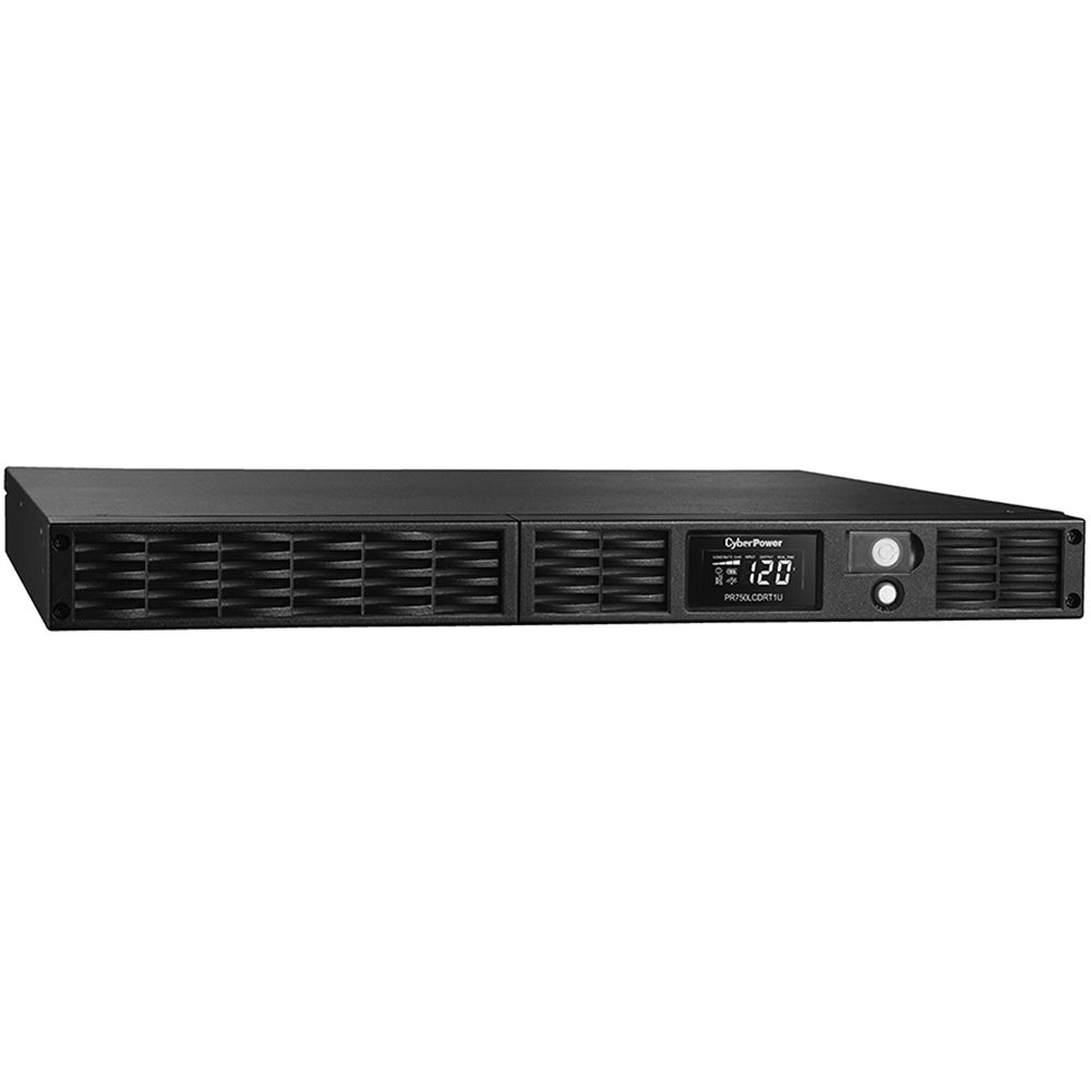 CyberPower PR750LCDRT1U 750 VA sinewave rack mount UPS with LCD and 7 outlets — view 4
