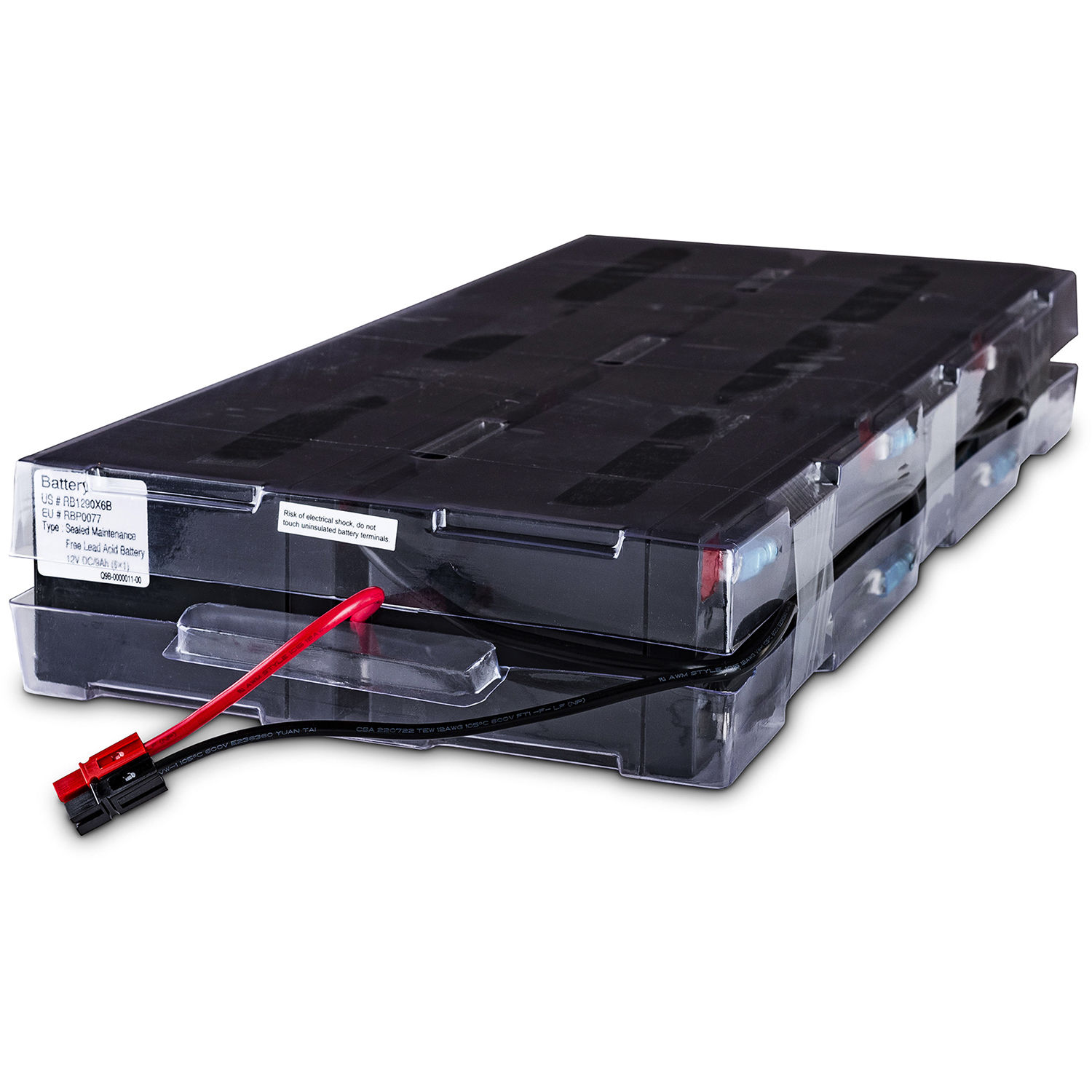 CyberPower RB1290X6B replacement battery cartridge for BP72V60ART2U UPS — view 3