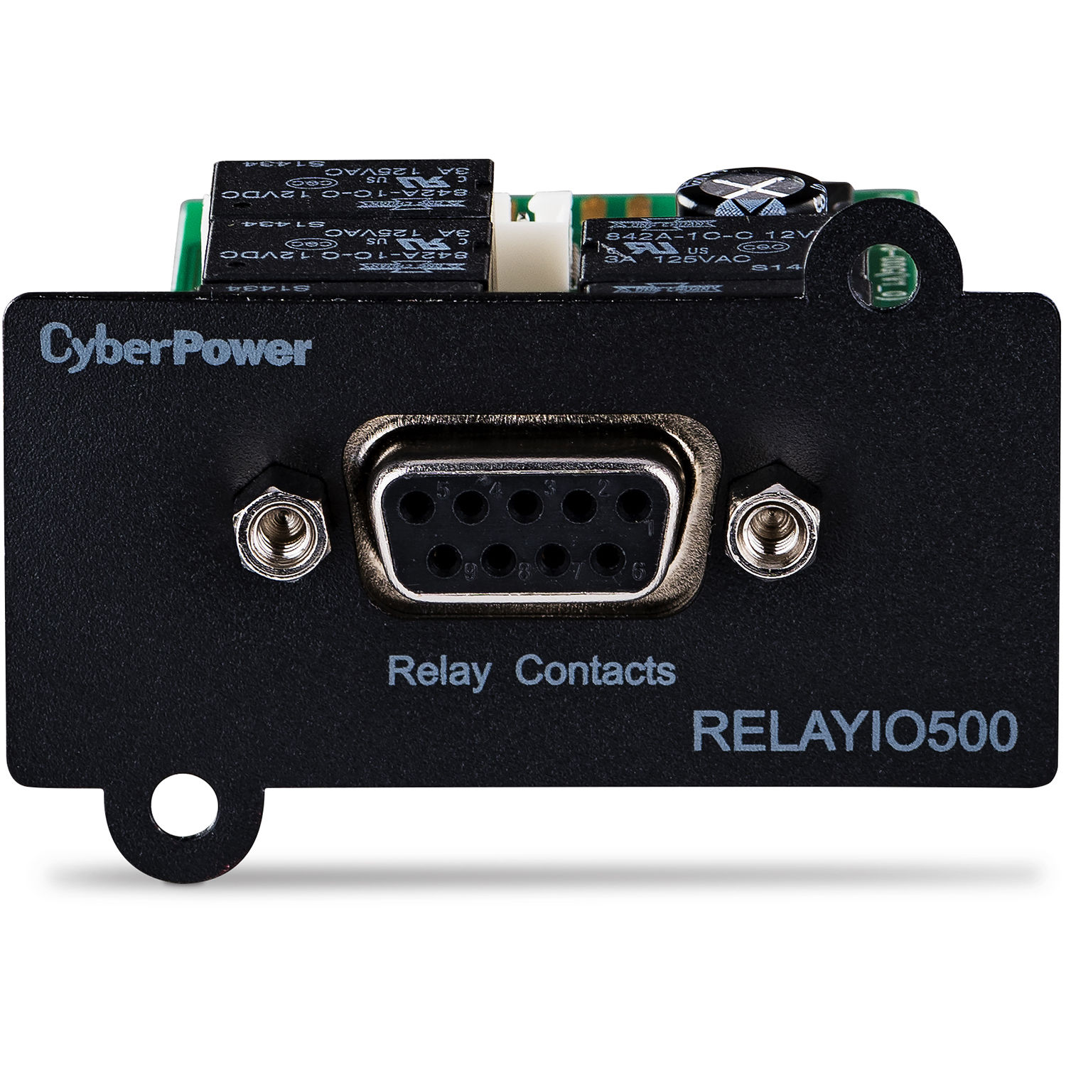 DB9 contact closure module with 5 outputs and 1 input for remote management integration — view 2