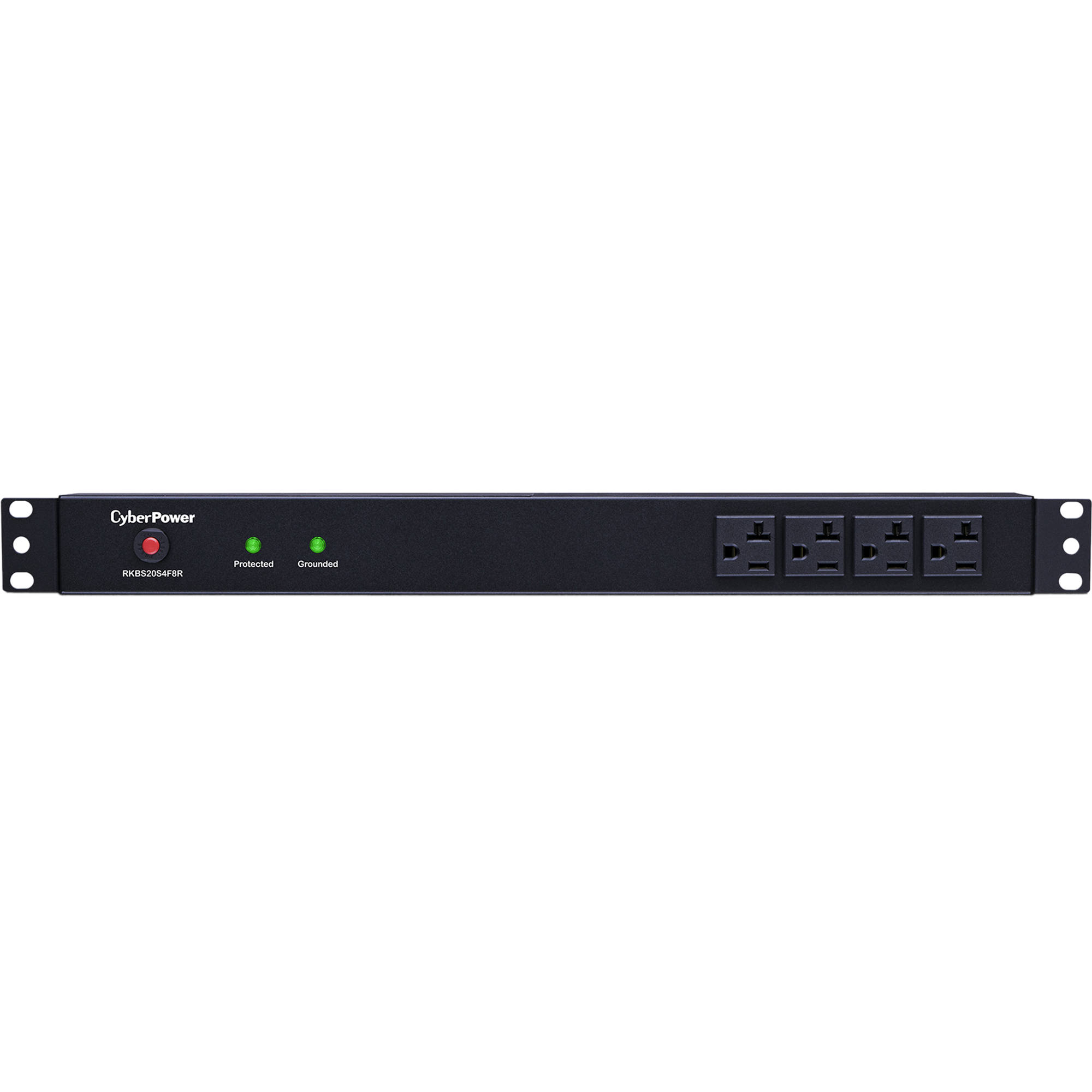 CyberPower RKBS20S4F8R 1,800 J 120 V Rack PDU | NEMA 5-20R, 20 A