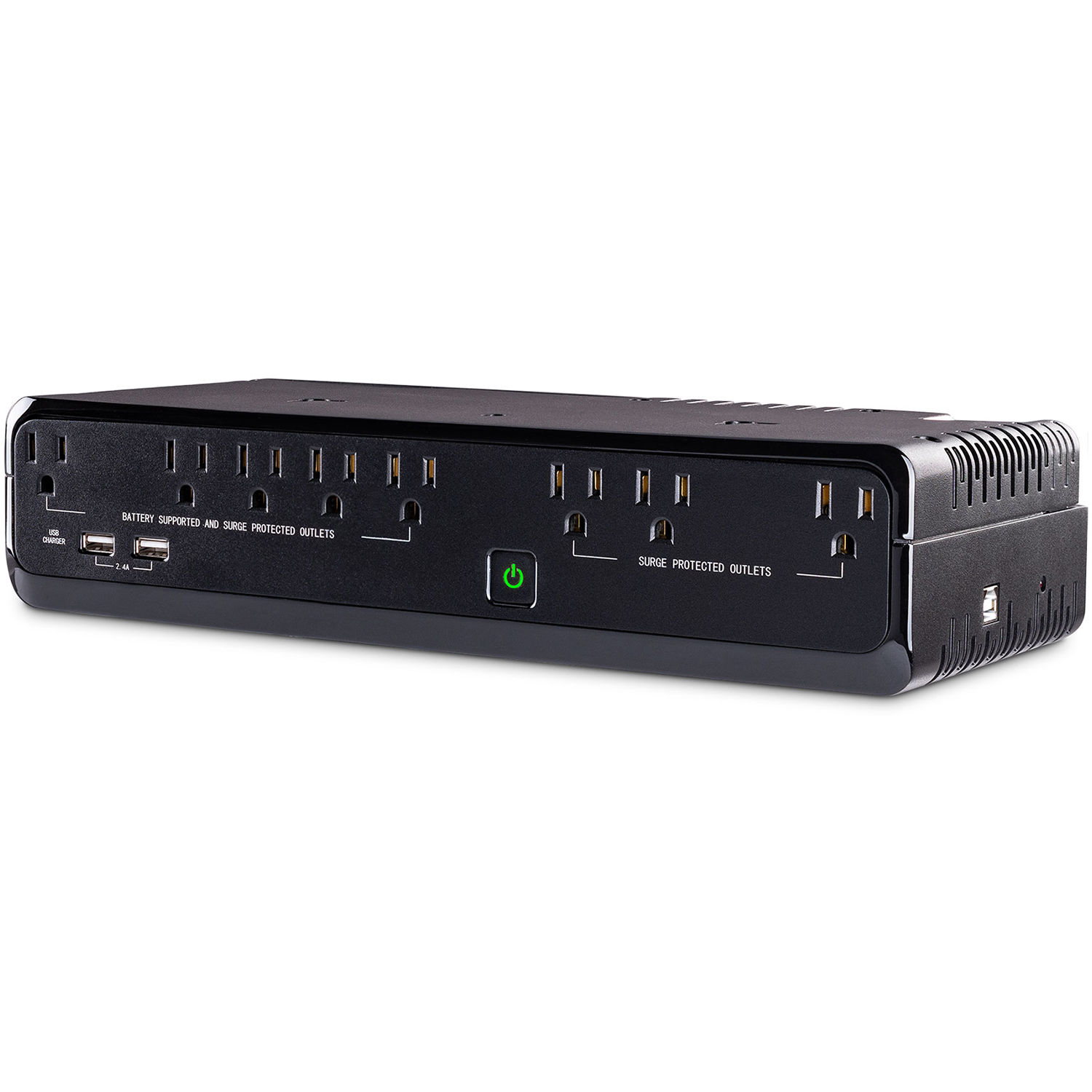 CyberPower SL700U 700 VA slim-line standby UPS with 8 outlets and USB charging — view 2
