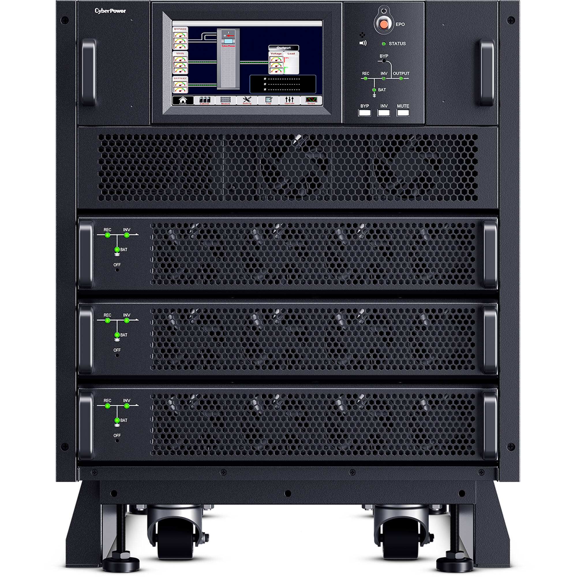 CyberPower SM020KAMFA 20 kVA modular 3-phase online UPS cabinet with RMCARD205 support — view 10
