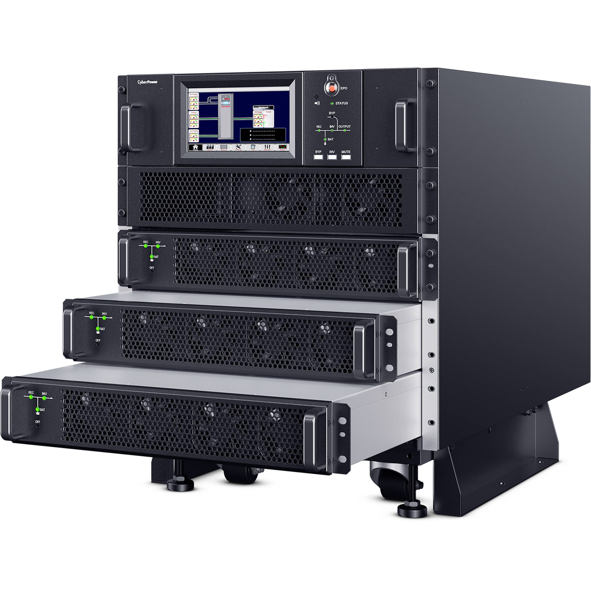 CyberPower SM020KAMFA 20 kVA modular 3-phase online UPS cabinet with RMCARD205 support — view 4