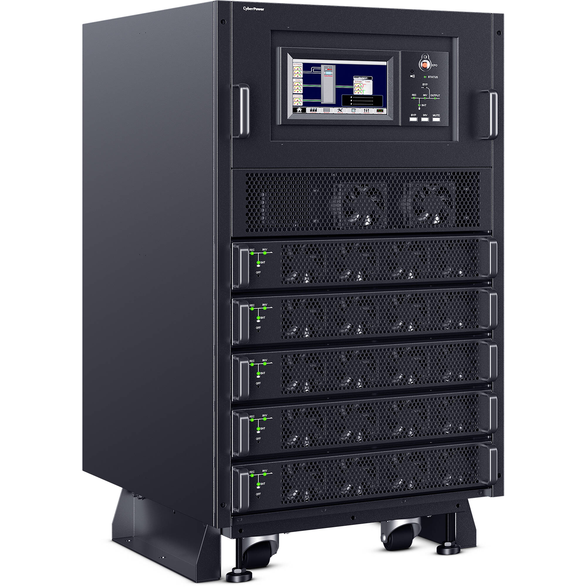CyberPower SM040KAMFA 40 kVA modular 3-phase online UPS for data centers — view 2