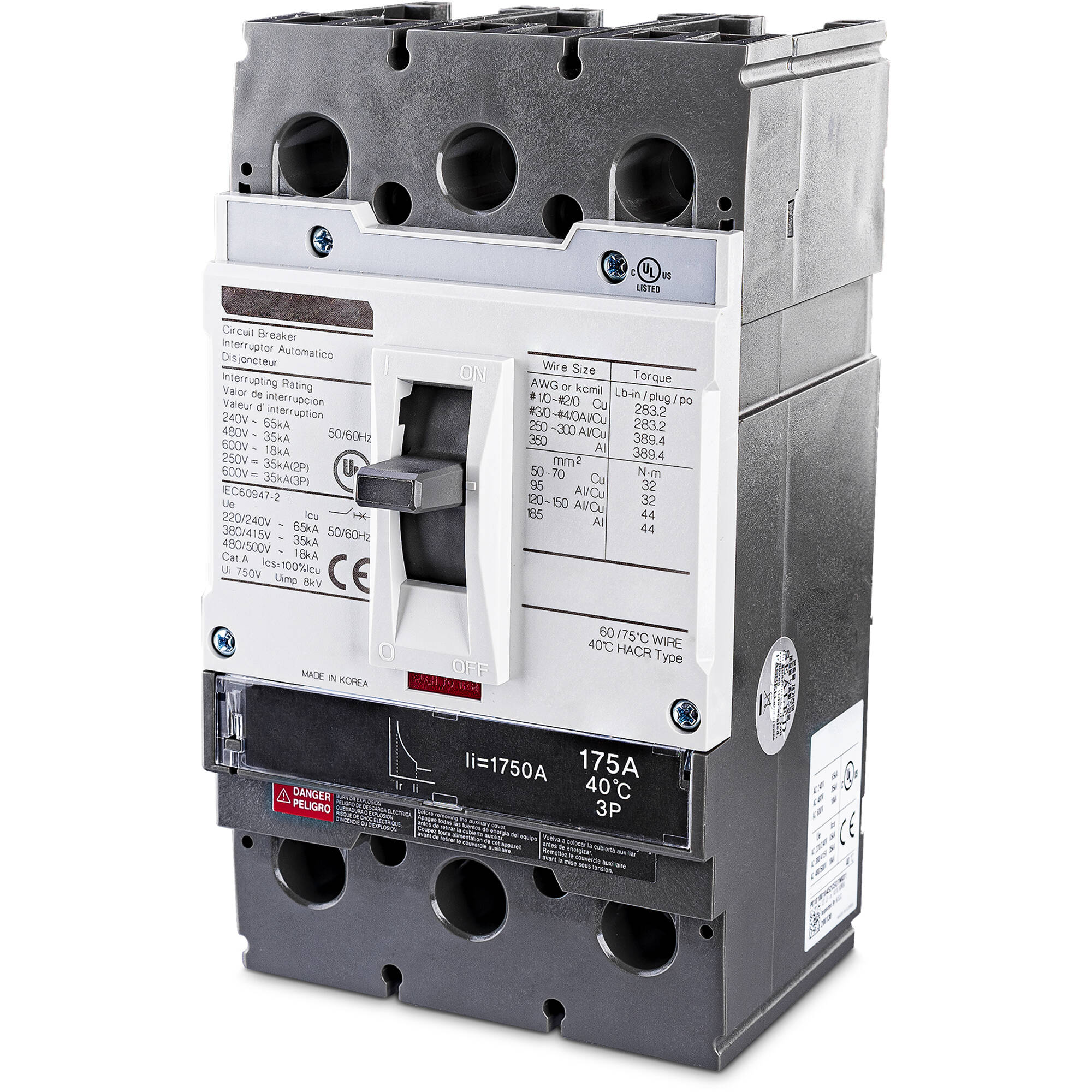 CyberPower SMUCB175UAC modular 175 A circuit breaker for 3-phase UPS systems — view 3