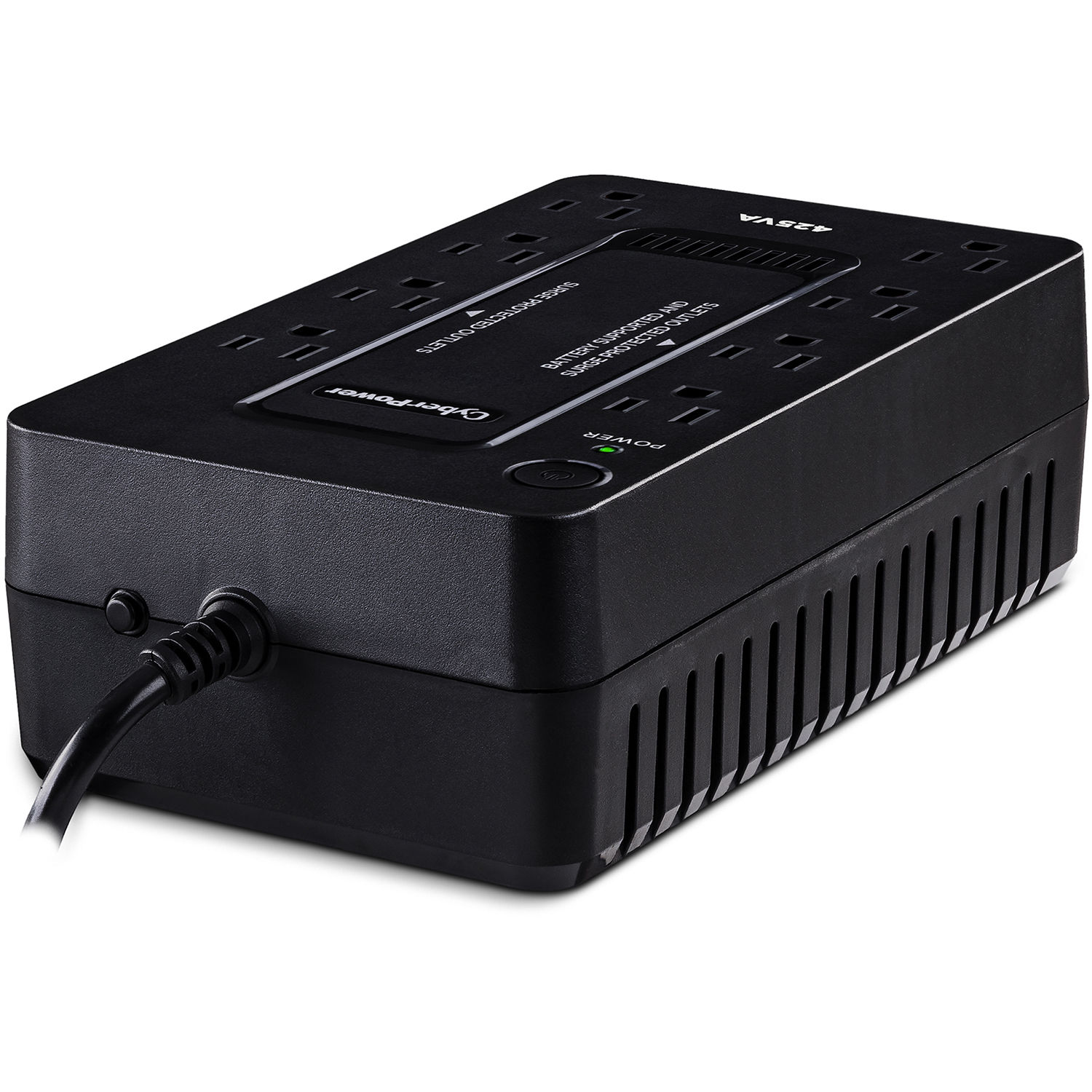 CyberPower ST425 compact standby UPS with 8 outlets for desktop and small office backup power — view 4