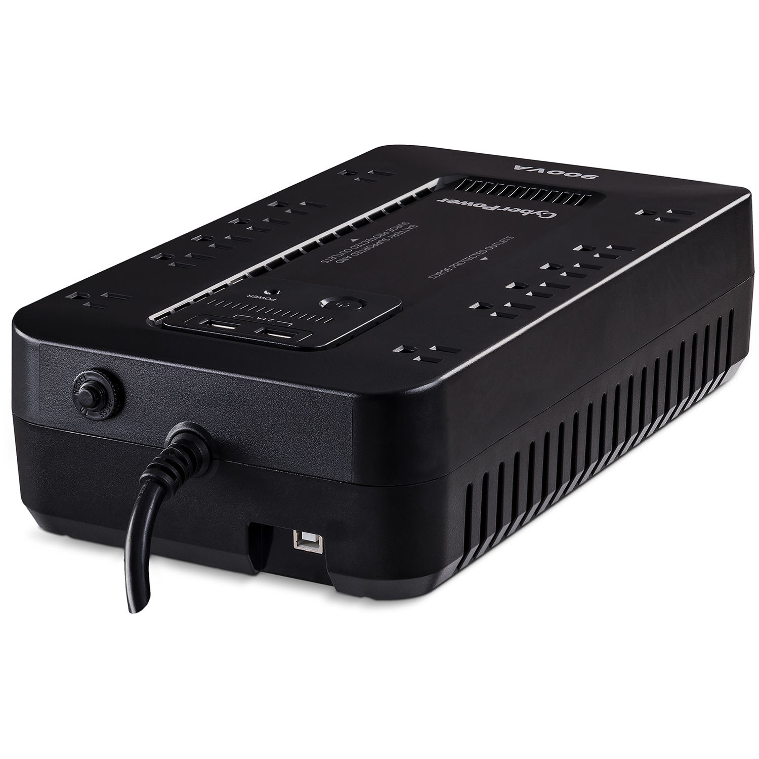 CyberPower ST900U compact standby UPS with 12 outlets for desktop power backup — view 4