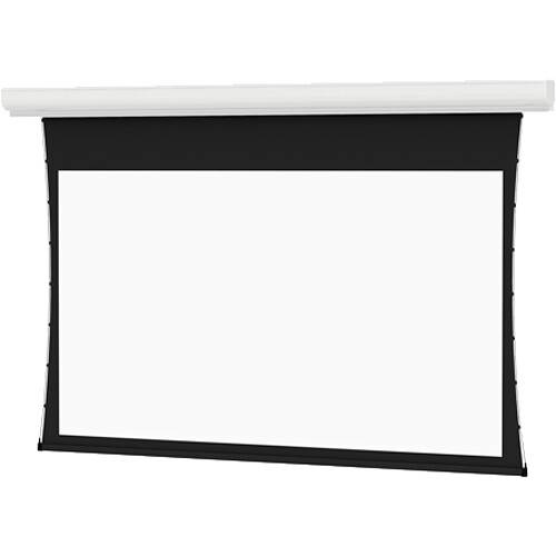 Da-Lite Contour TNSD 133D DM tensioned electric projection screen with white case and 16:9 format — view 2