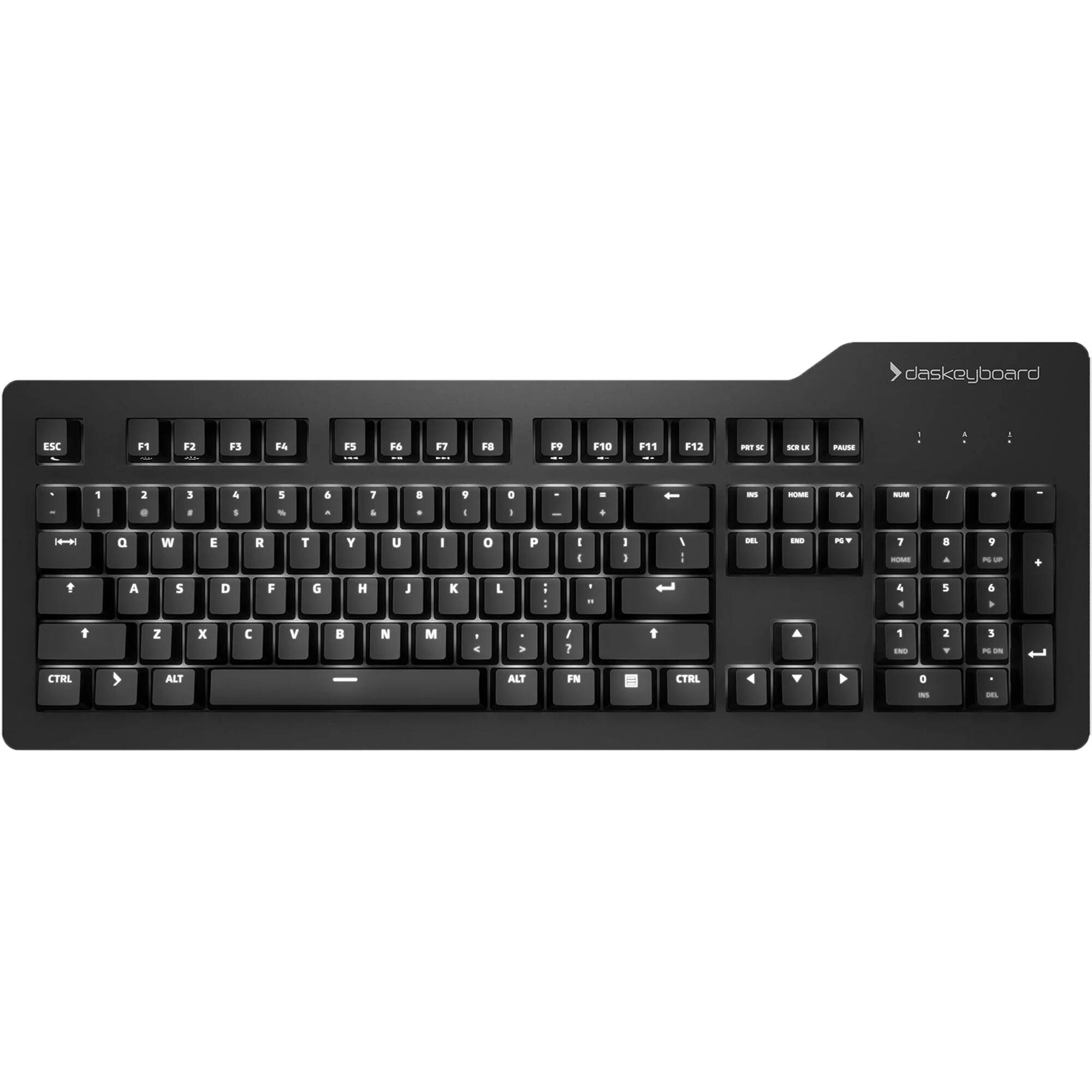 Das Keyboard Prime 13 Mark II mechanical keyboard — Cherry MX Red switches, US layout, wired USB — view 2